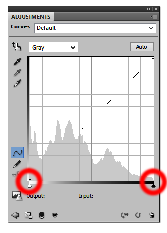 Digital Film Positive Histogram